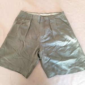 Tommy Bahama Relax Shorts Olive 100% Silk